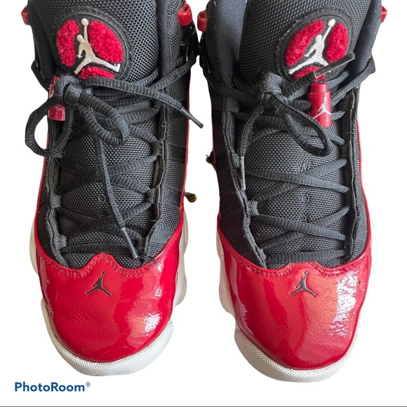 Nike Jordan 6 Rings Mens 7.5 black white red - Picture 10 of 14